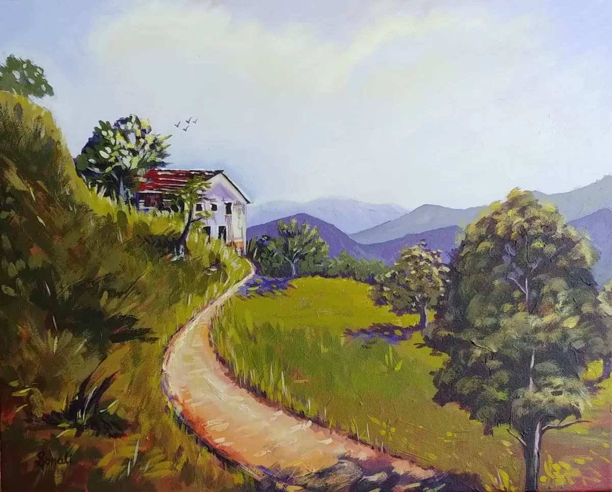 A Road Less Travelled Painting