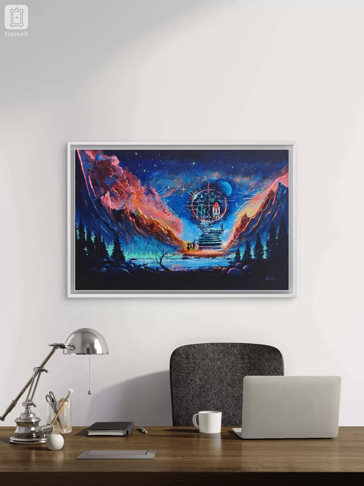 Stairway to Enlightenment Painting