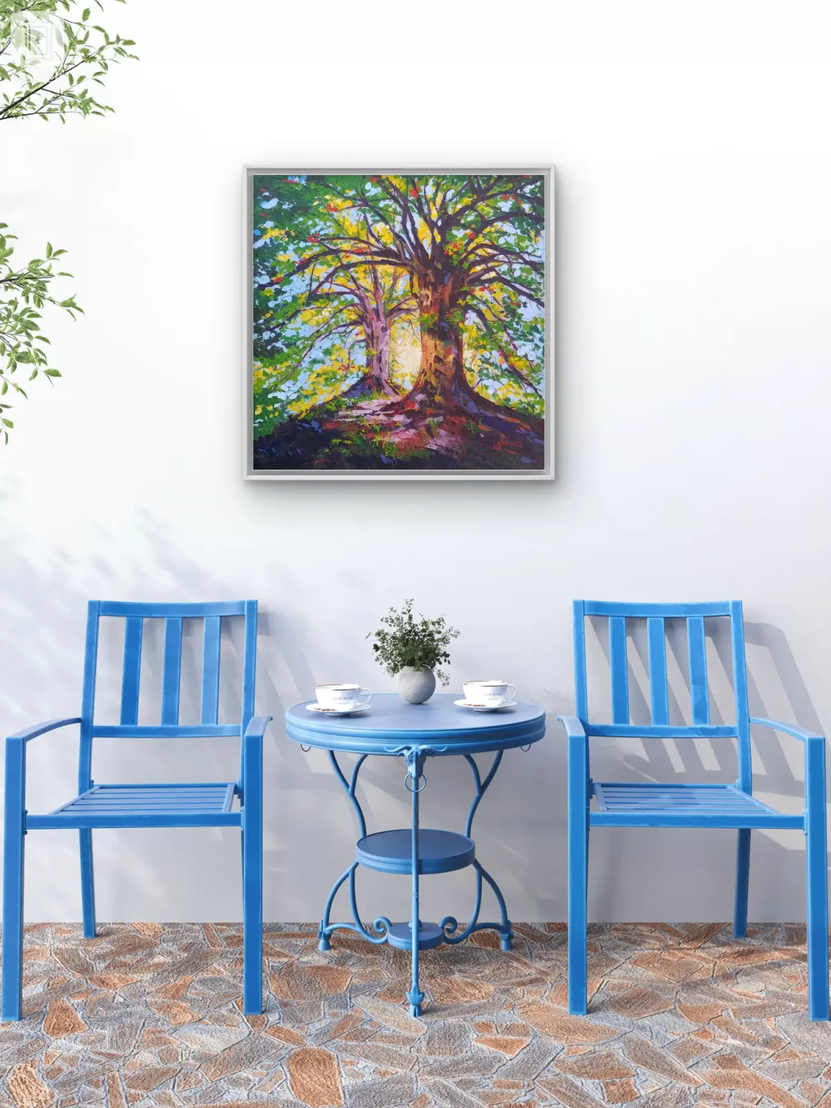 Forest Trees Painting