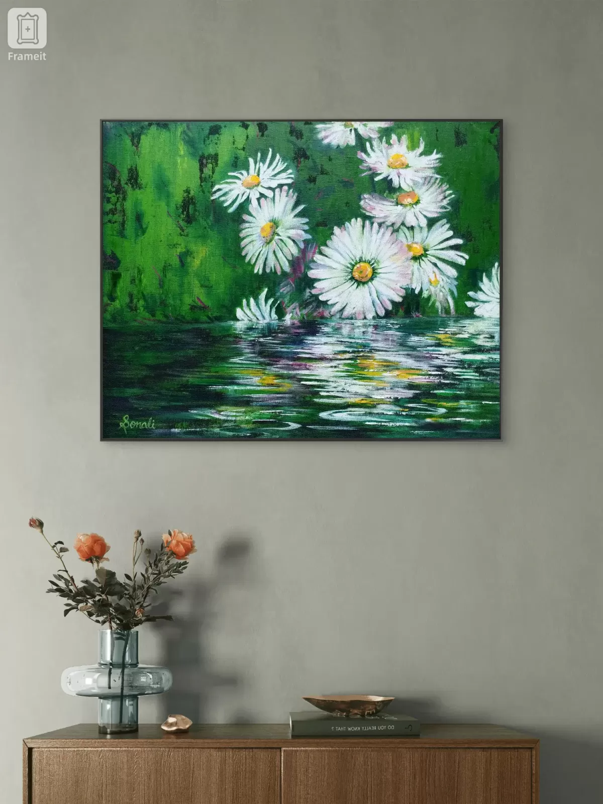 The Daisy Reflections Painting