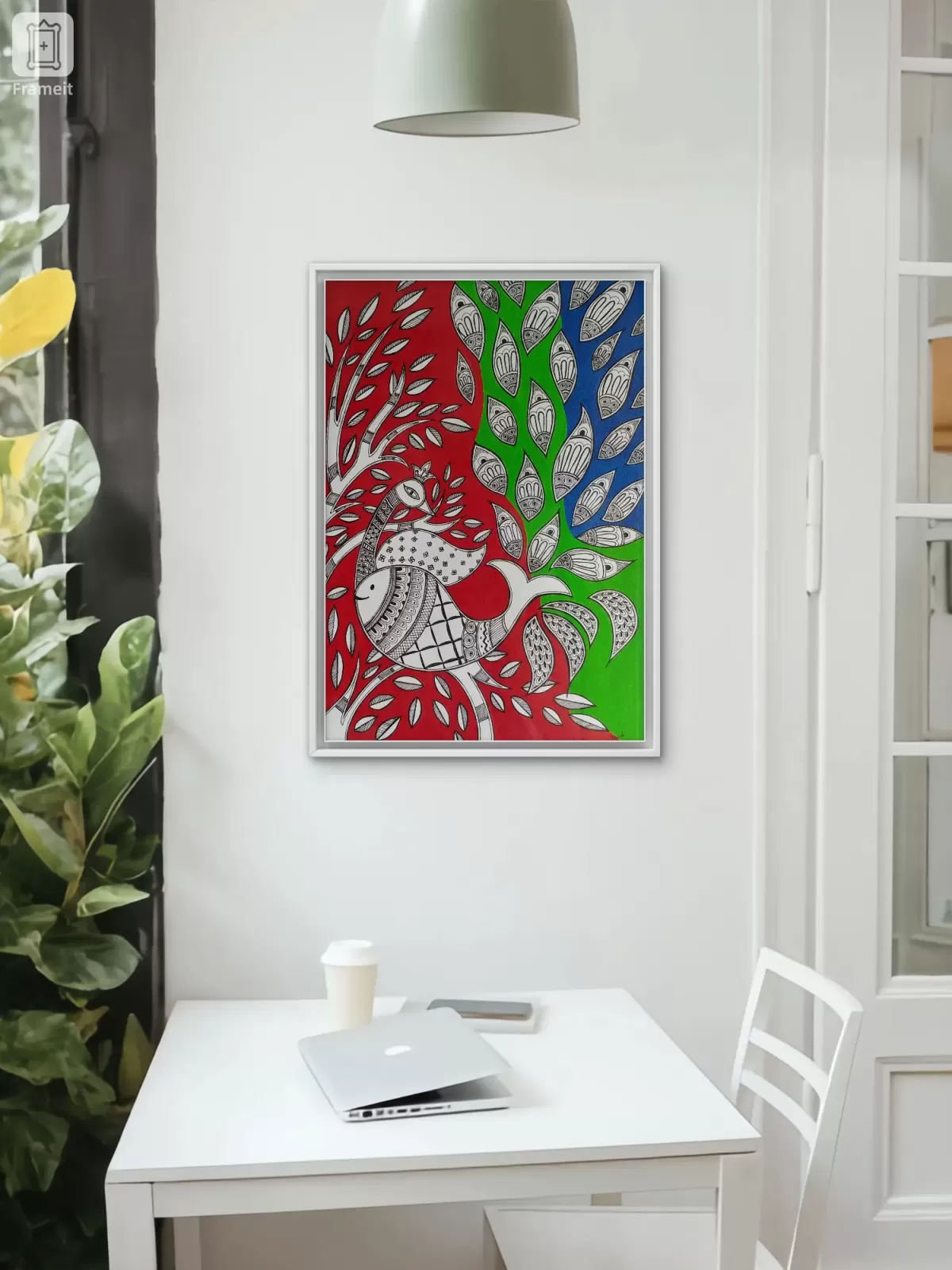 Madhubani Peacock Painting