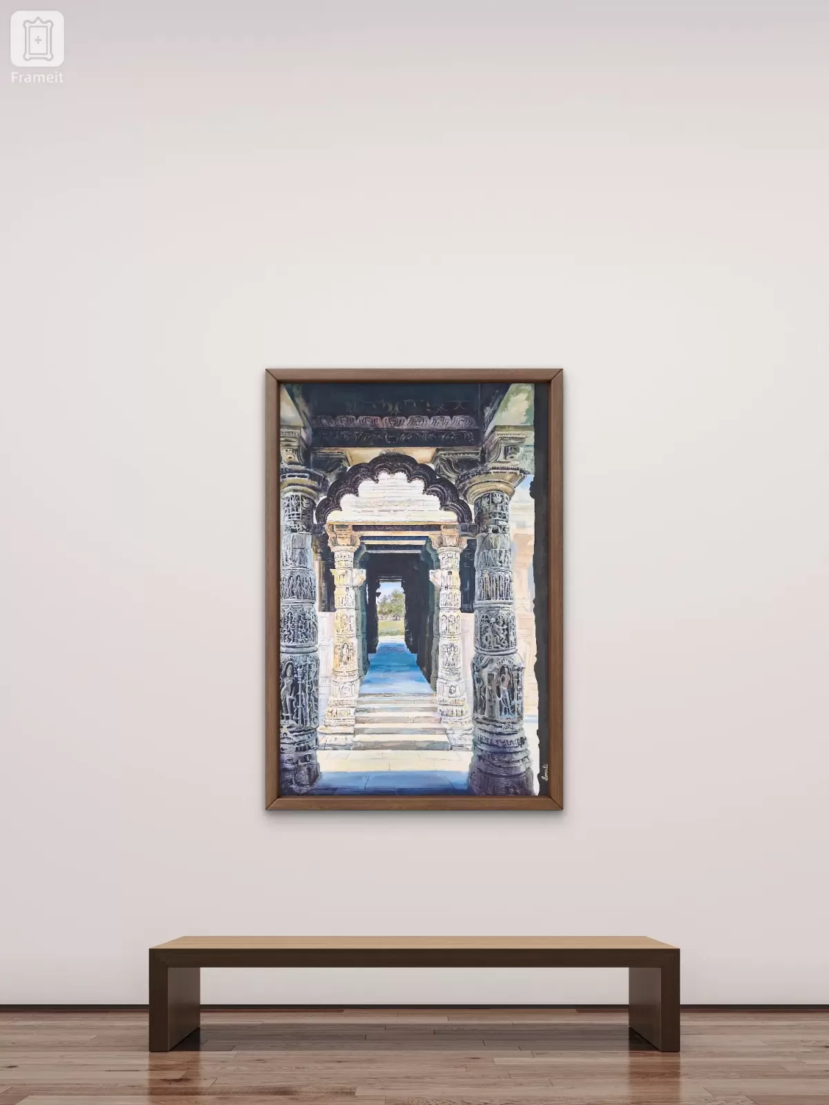 Modhera Sun Temple Painting