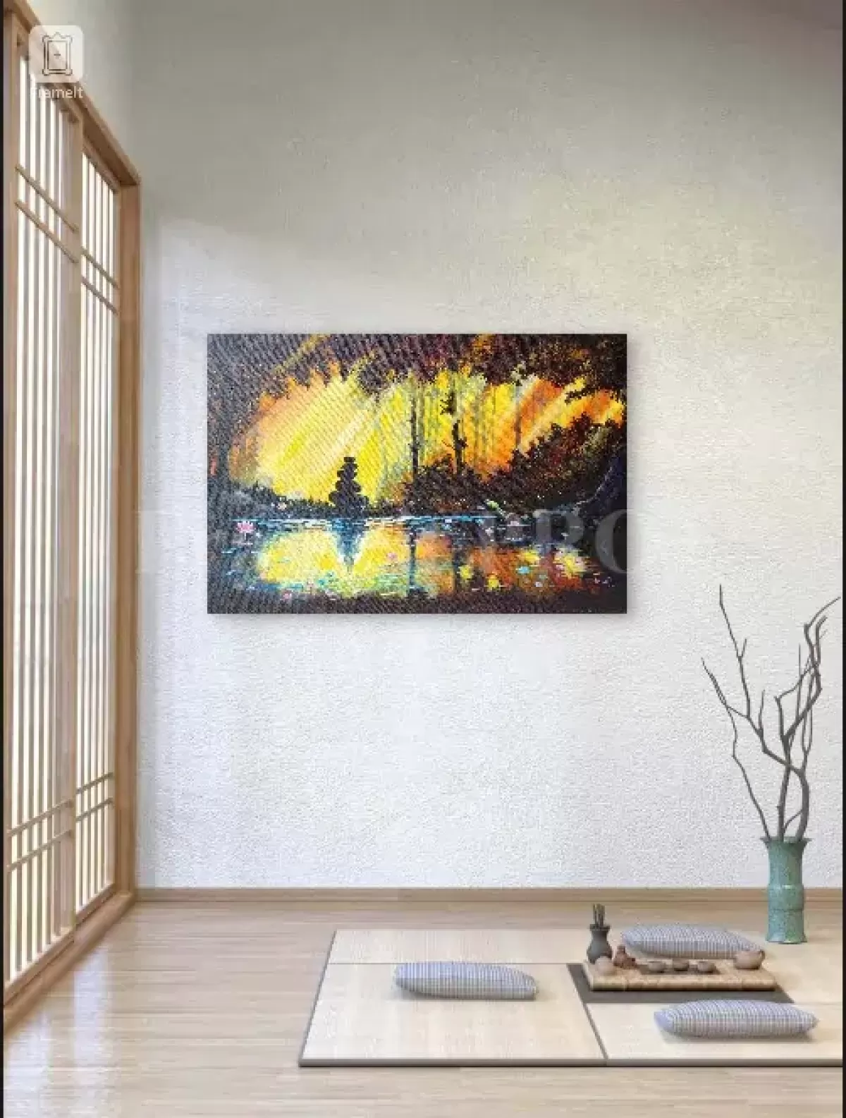 Silent Serenity Painting