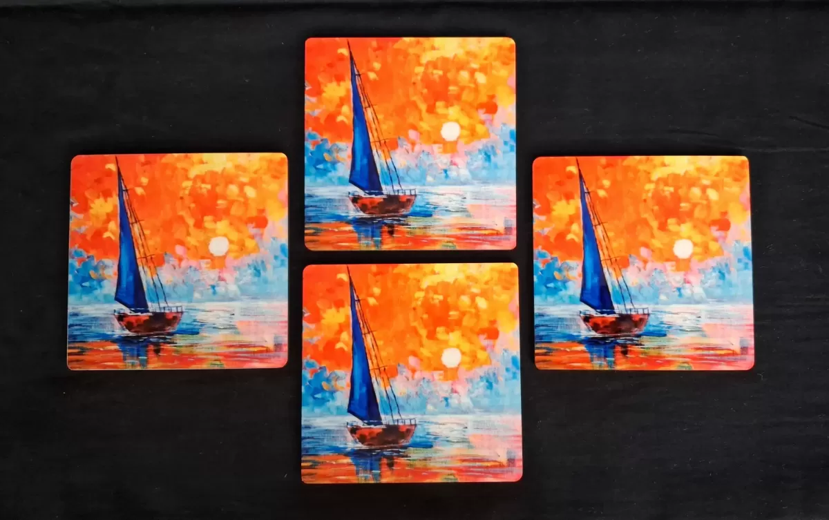 Radiant Horizons(Premium Tea Coasters) 