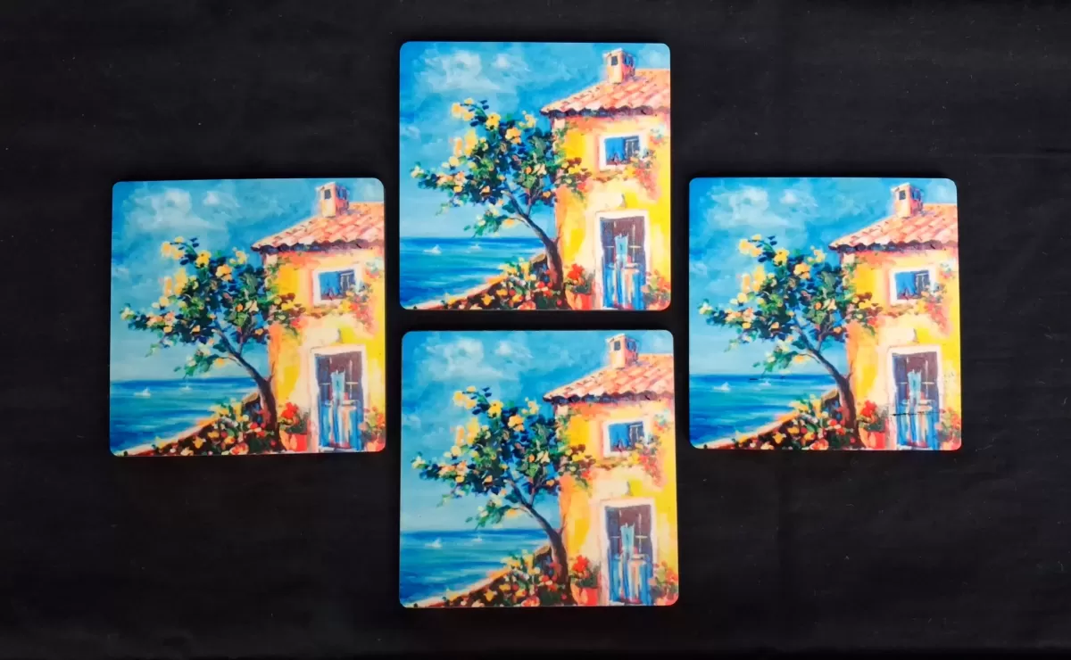 The Colorful Escape(Premium Tea Coasters) 