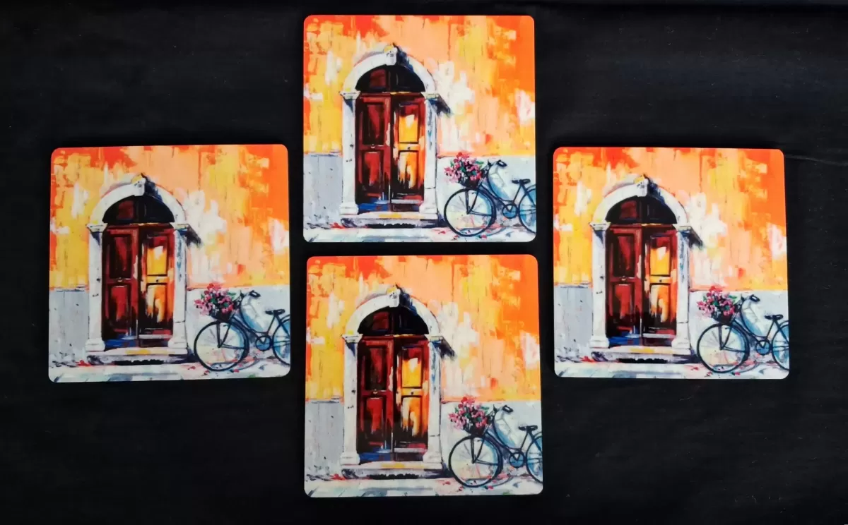 Door to Yesterday(Premium Tea Coasters) 