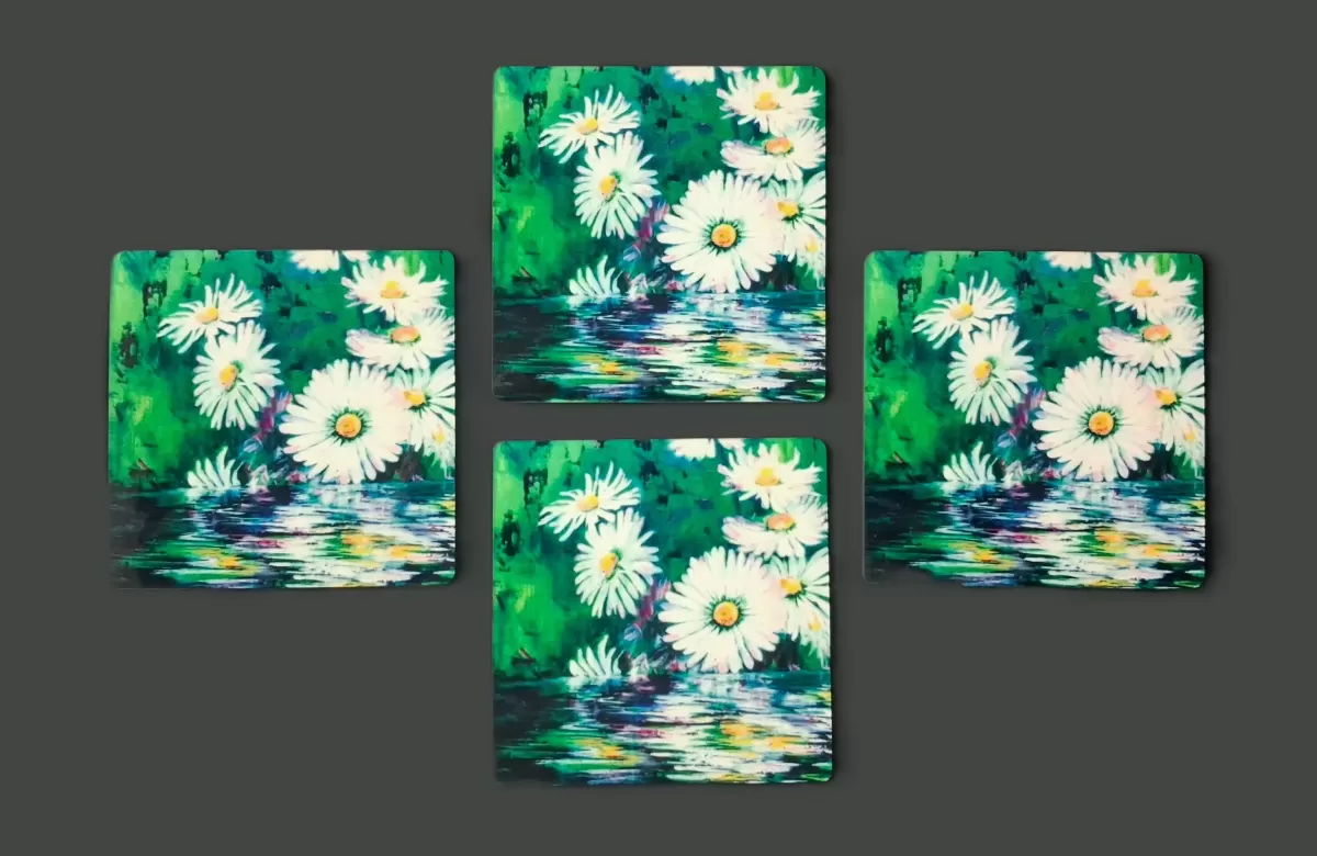 The Daisy Reflections(Premium Tea Coasters)