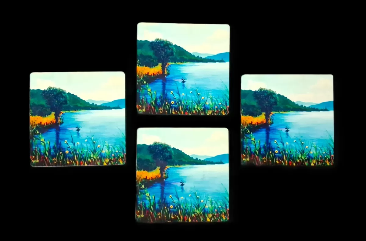 Pristine Backwaters(Premium Tea Coasters)
