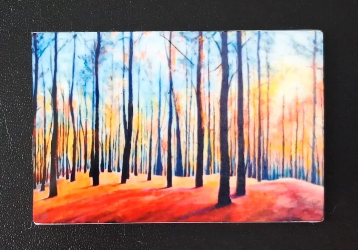 Trees and Red Fridge Magnets