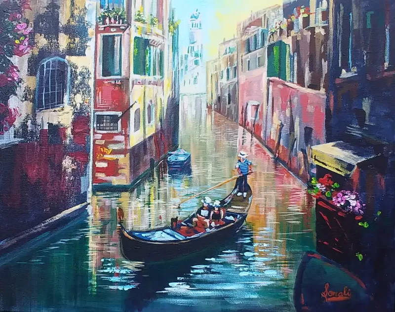 A Gandola Ride Painting