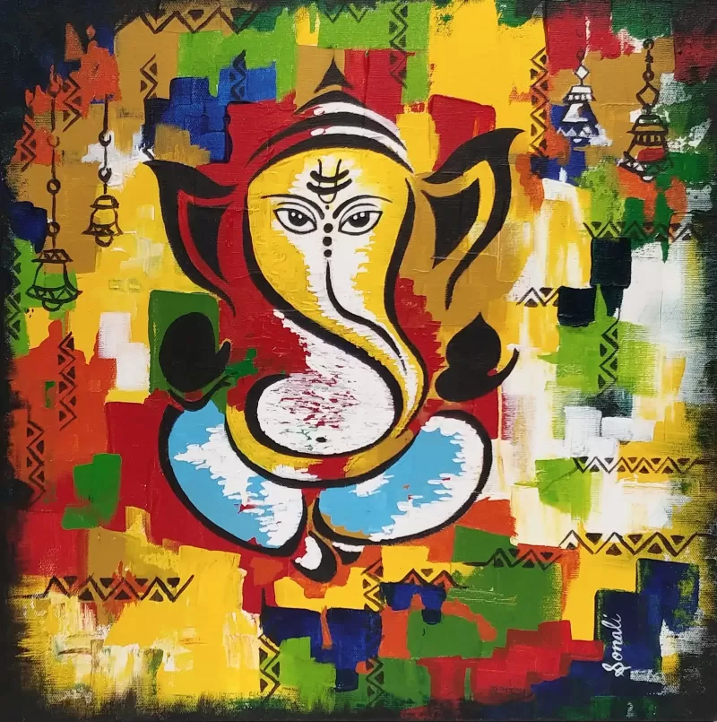 Vakratunda  Mahakaya Painting