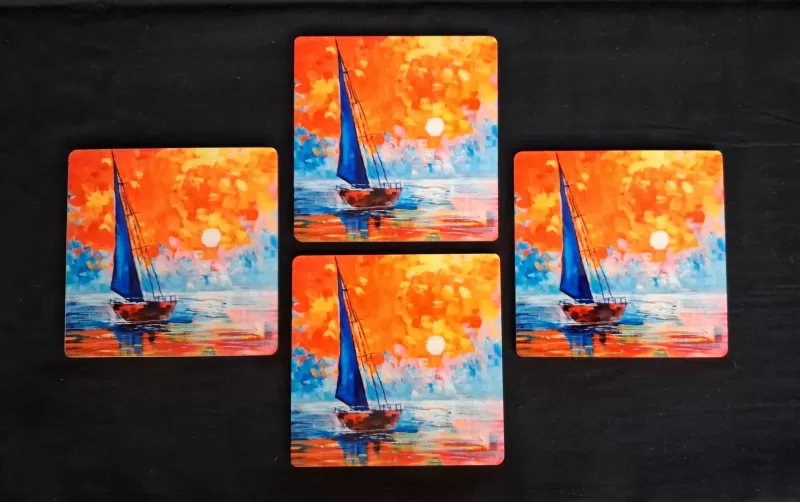 Radiant Horizons(Premium Tea Coasters) 