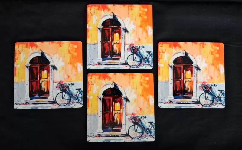 Door to Yesterday(Premium Tea Coasters) 