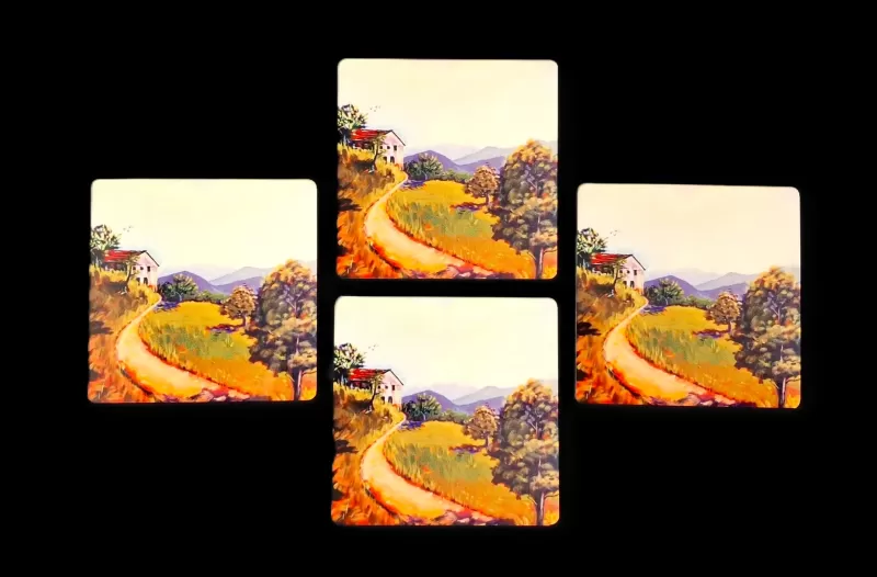 A Road Less Travelled(Premium Tea Coasters) 
