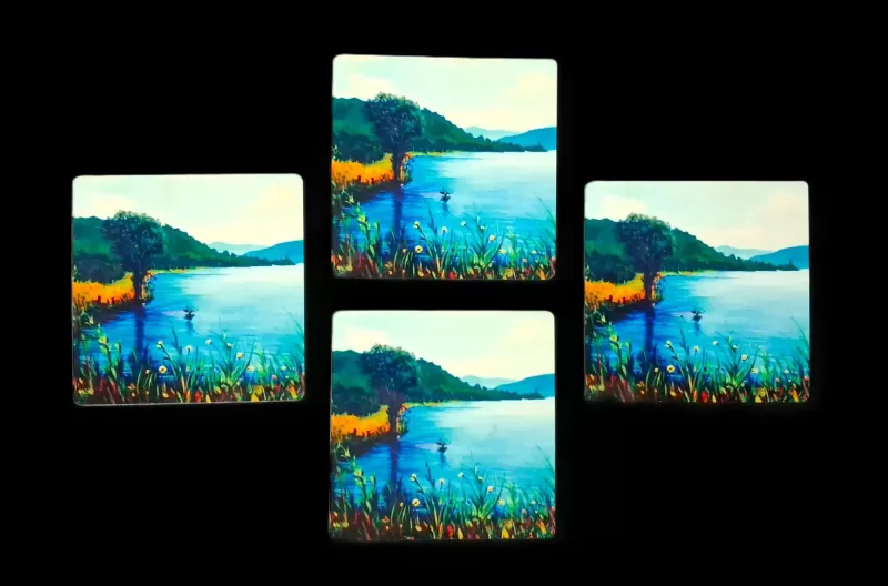 Pristine Backwaters(Premium Tea Coasters)