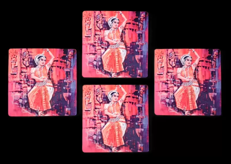 Vibrant Heritage(Premium Tea Coasters)