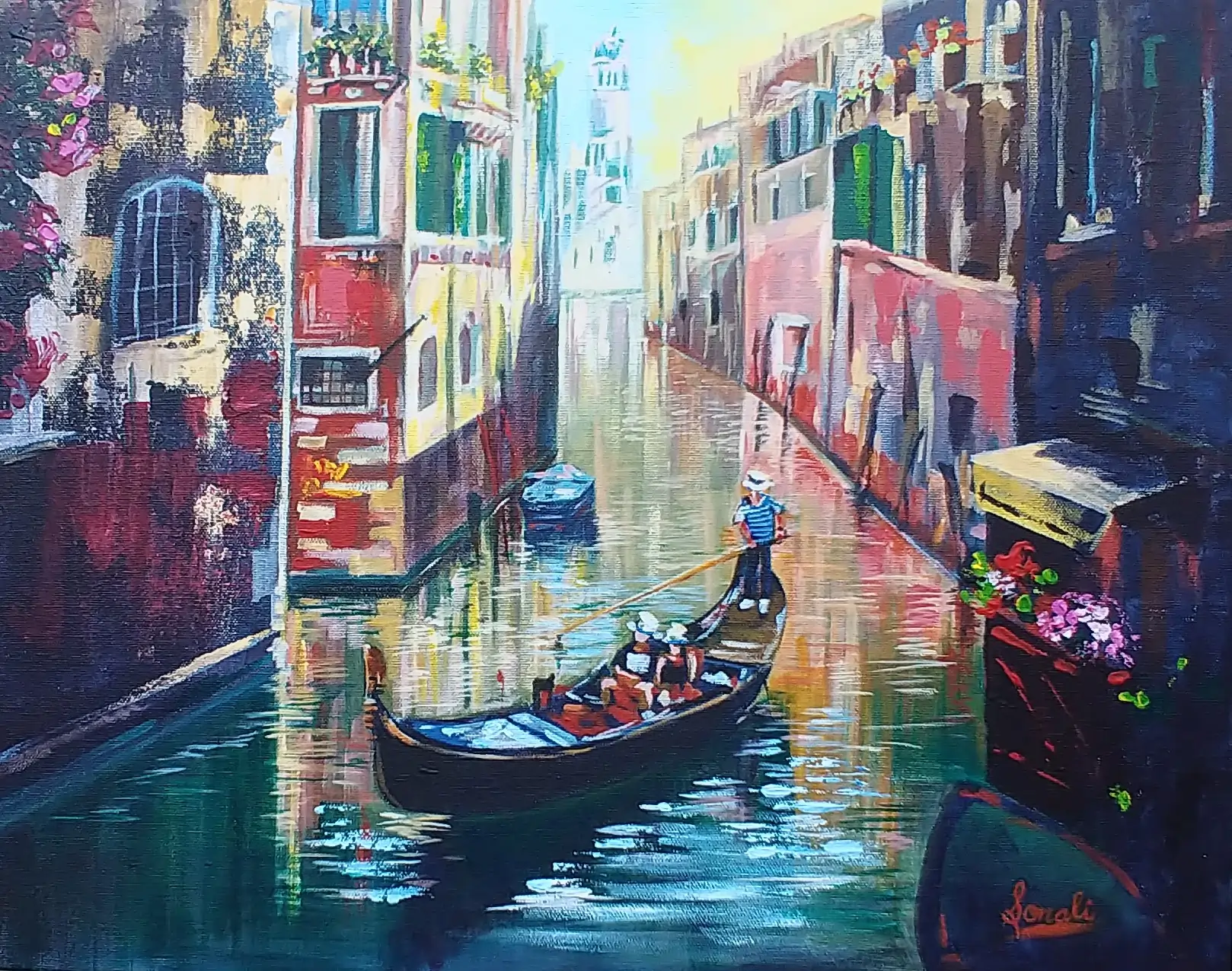 A Gandola Ride Painting