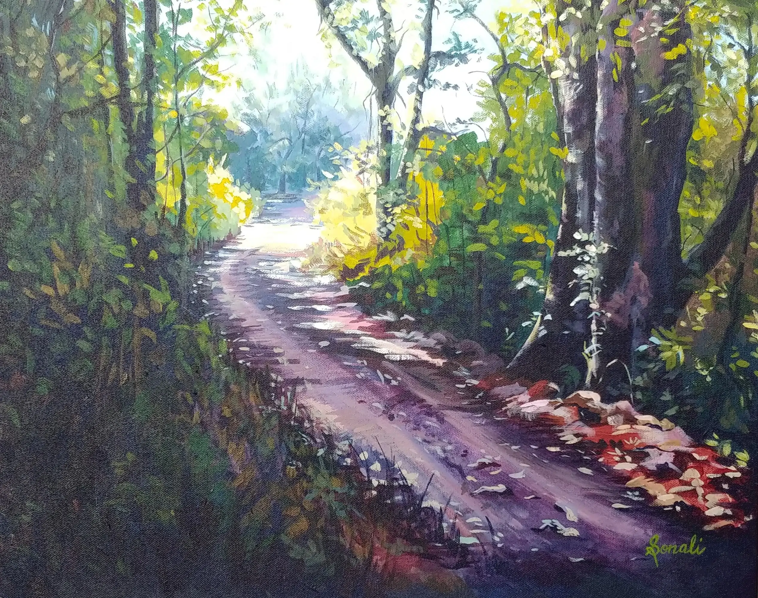 Forest Escape Painting