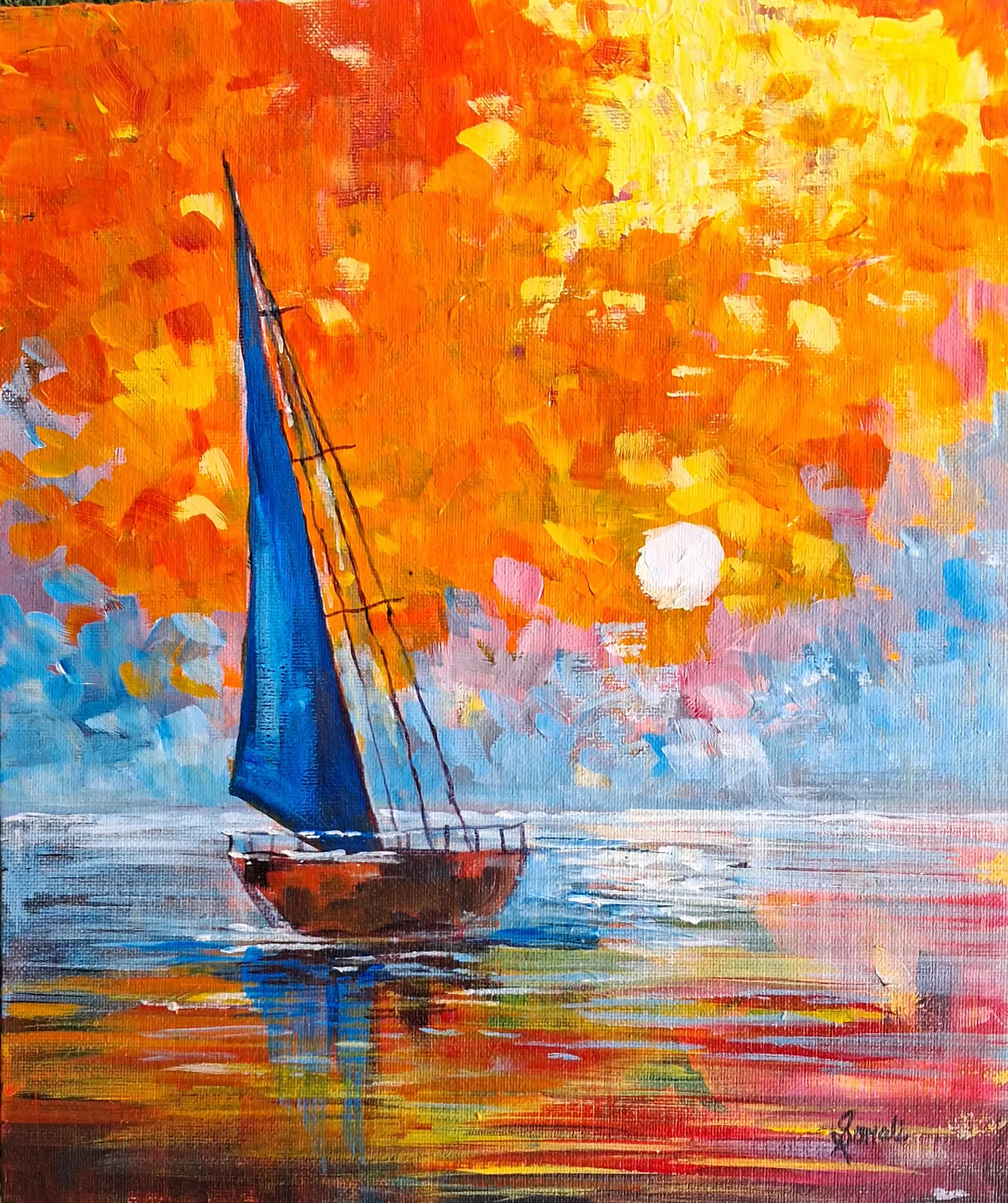 Radiant Horizons Painting