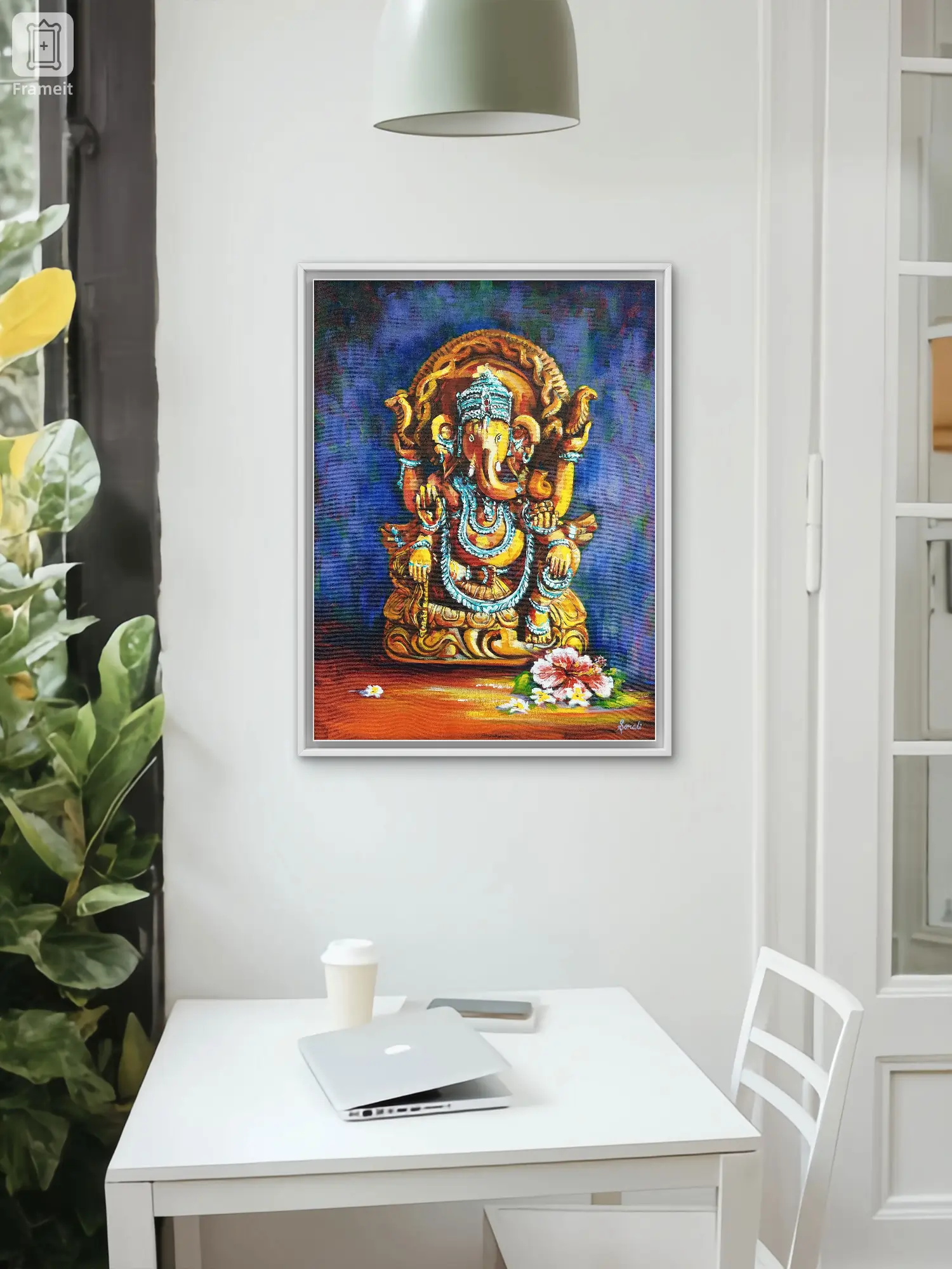 Gajanana Tu Ganaraya Painting