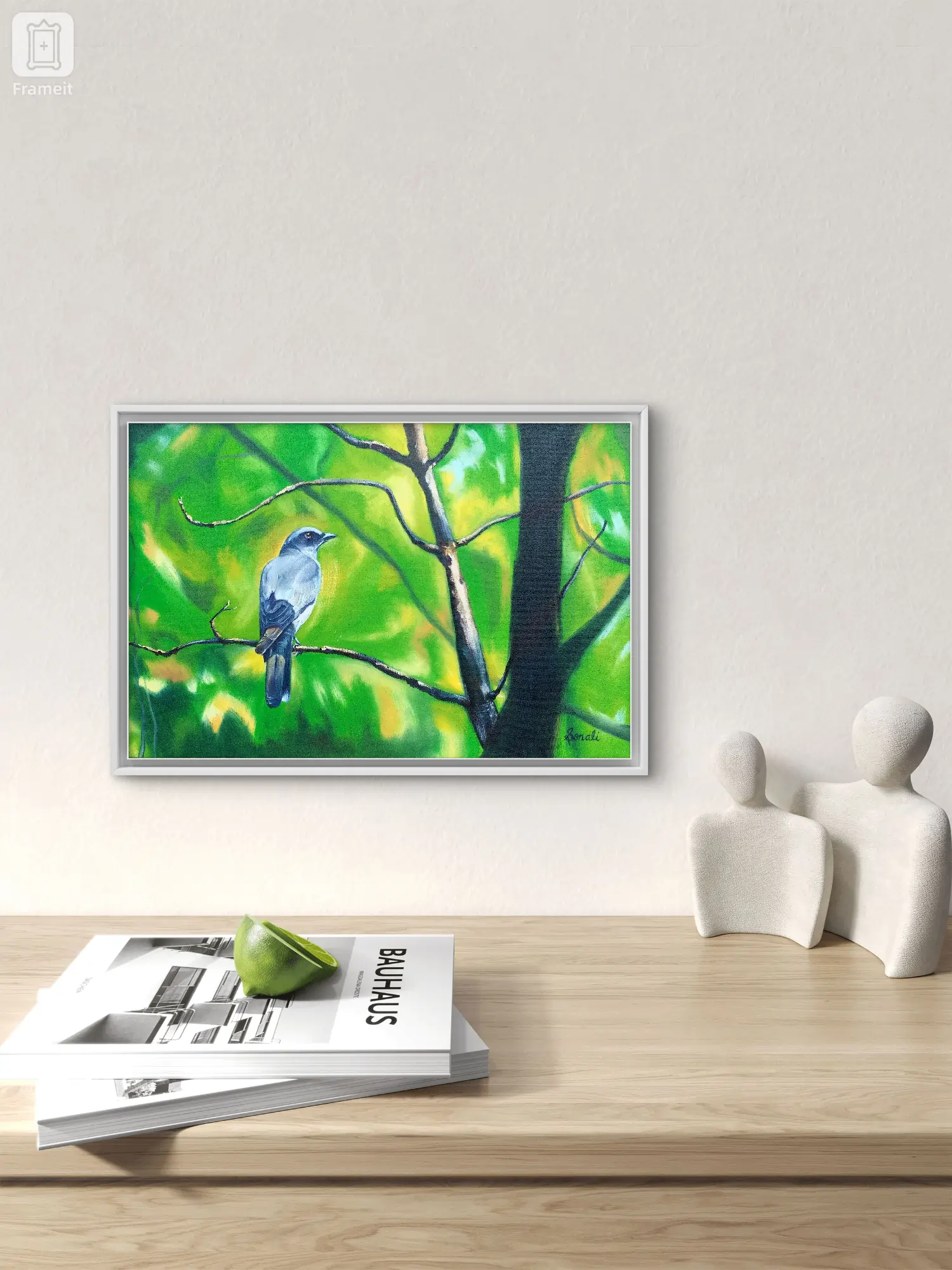 The Cuckooshrike in Kanha Painting