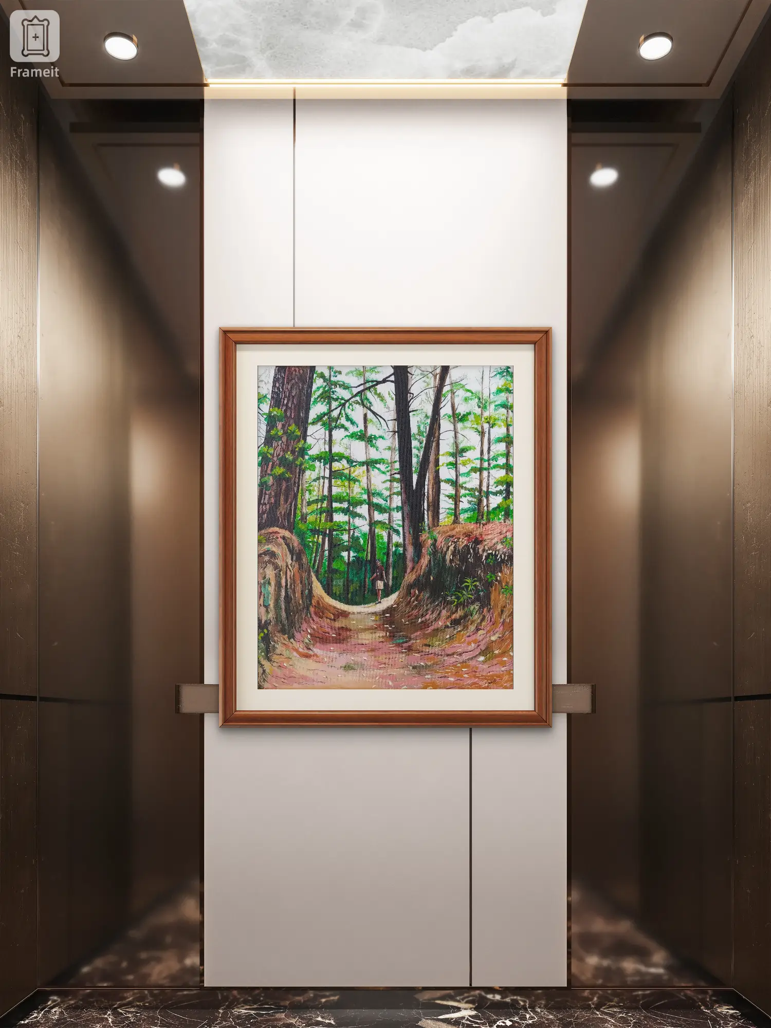 Mesmerizing Woods Painting