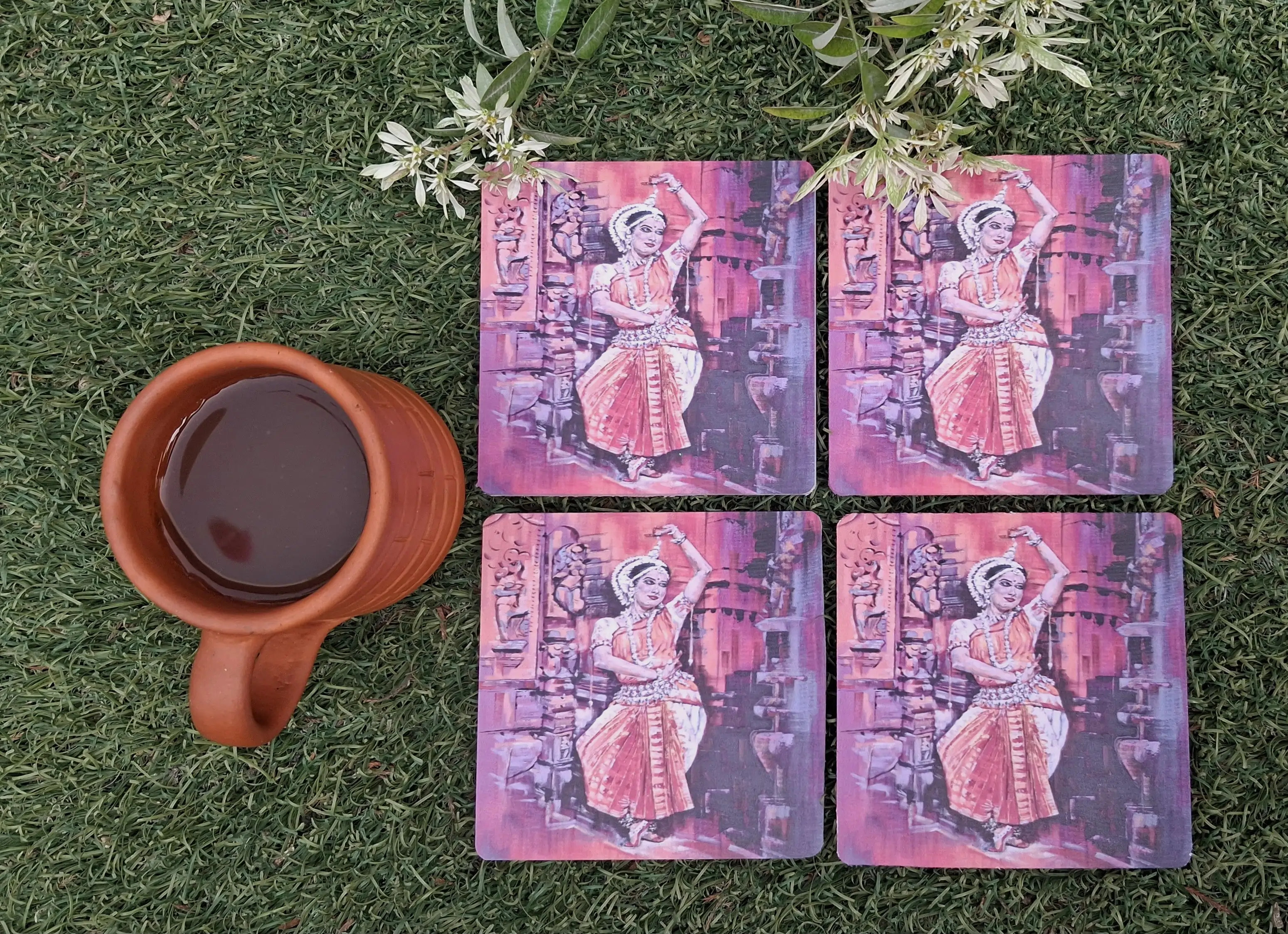 Vibrant Heritage - Multicolor/3.5"x3.5"/PVC