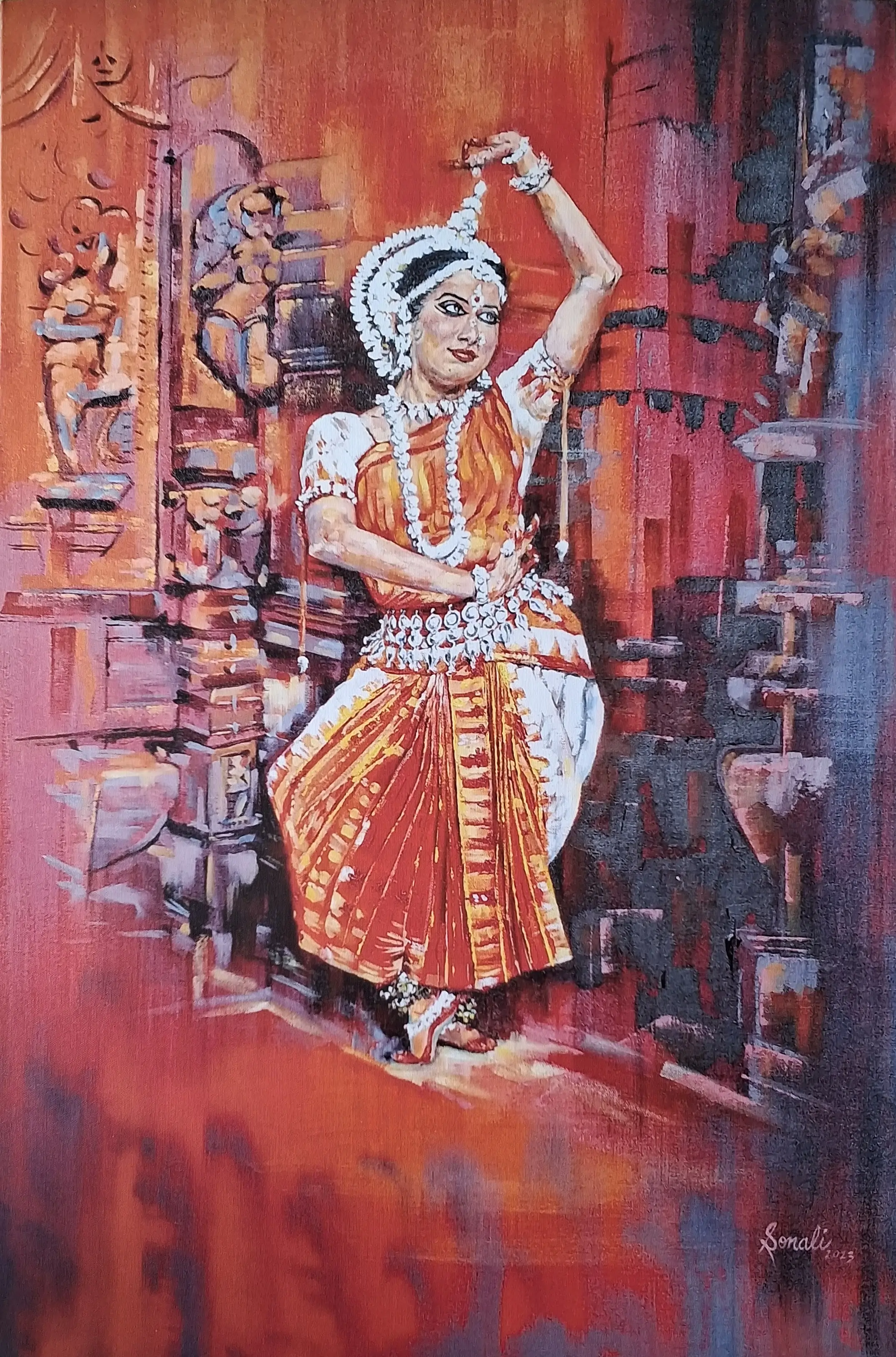 Vibrant Heritage - 0.75" thick /24"W x  36"H/Canvas Print