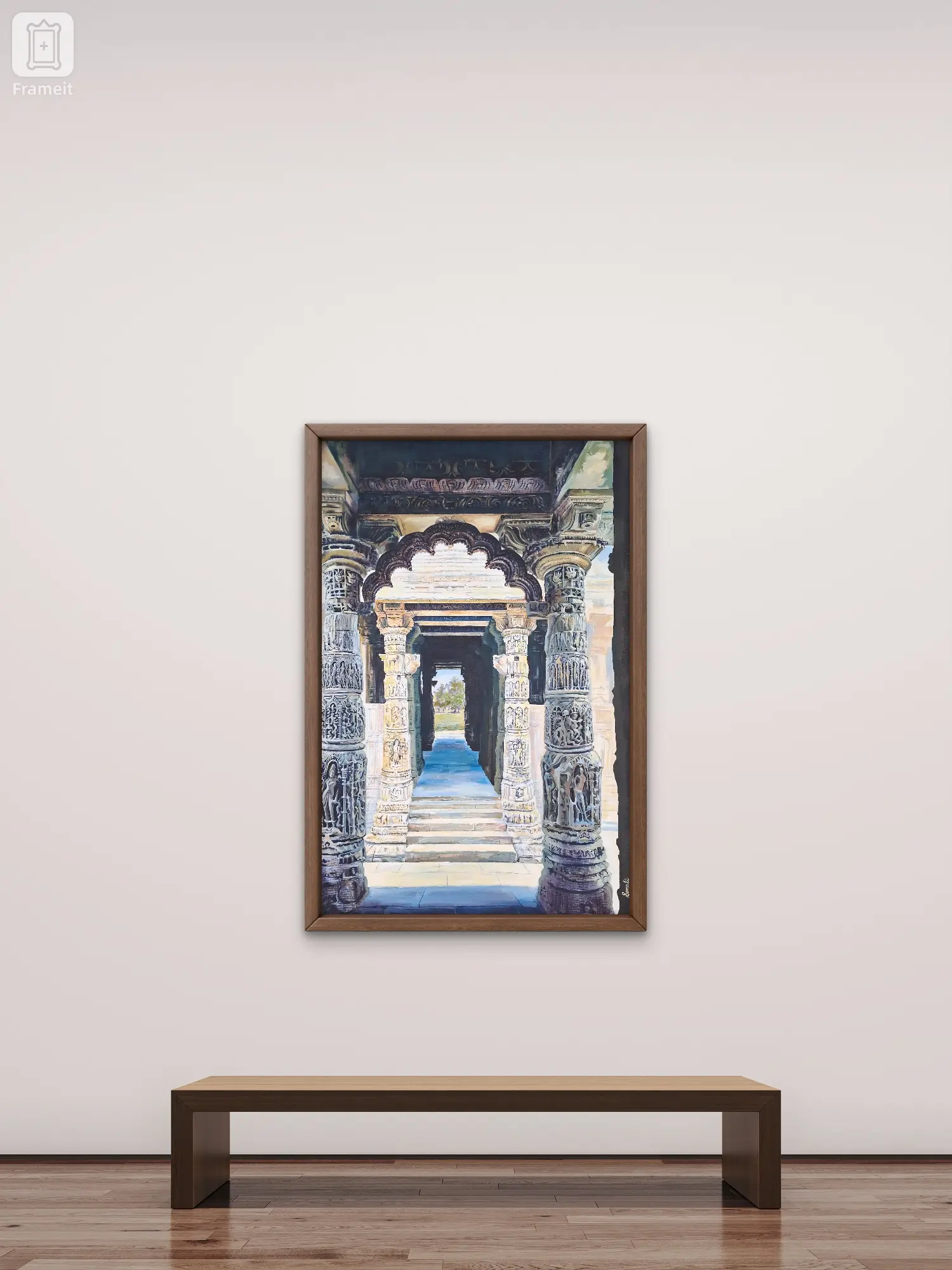 Modhera Sun Temple Painting