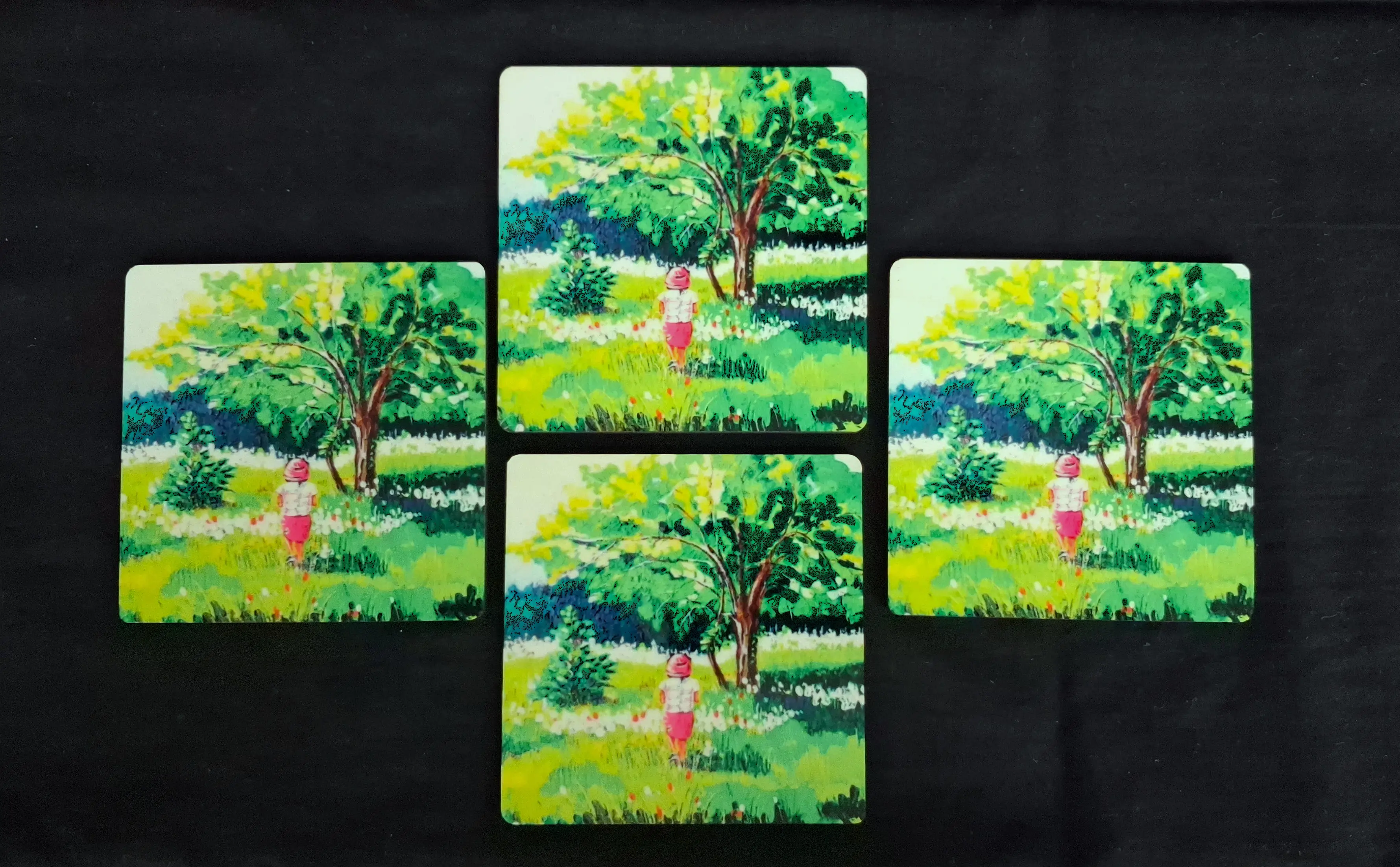  A Walk in the Wild(Premium Tea Coasters) 