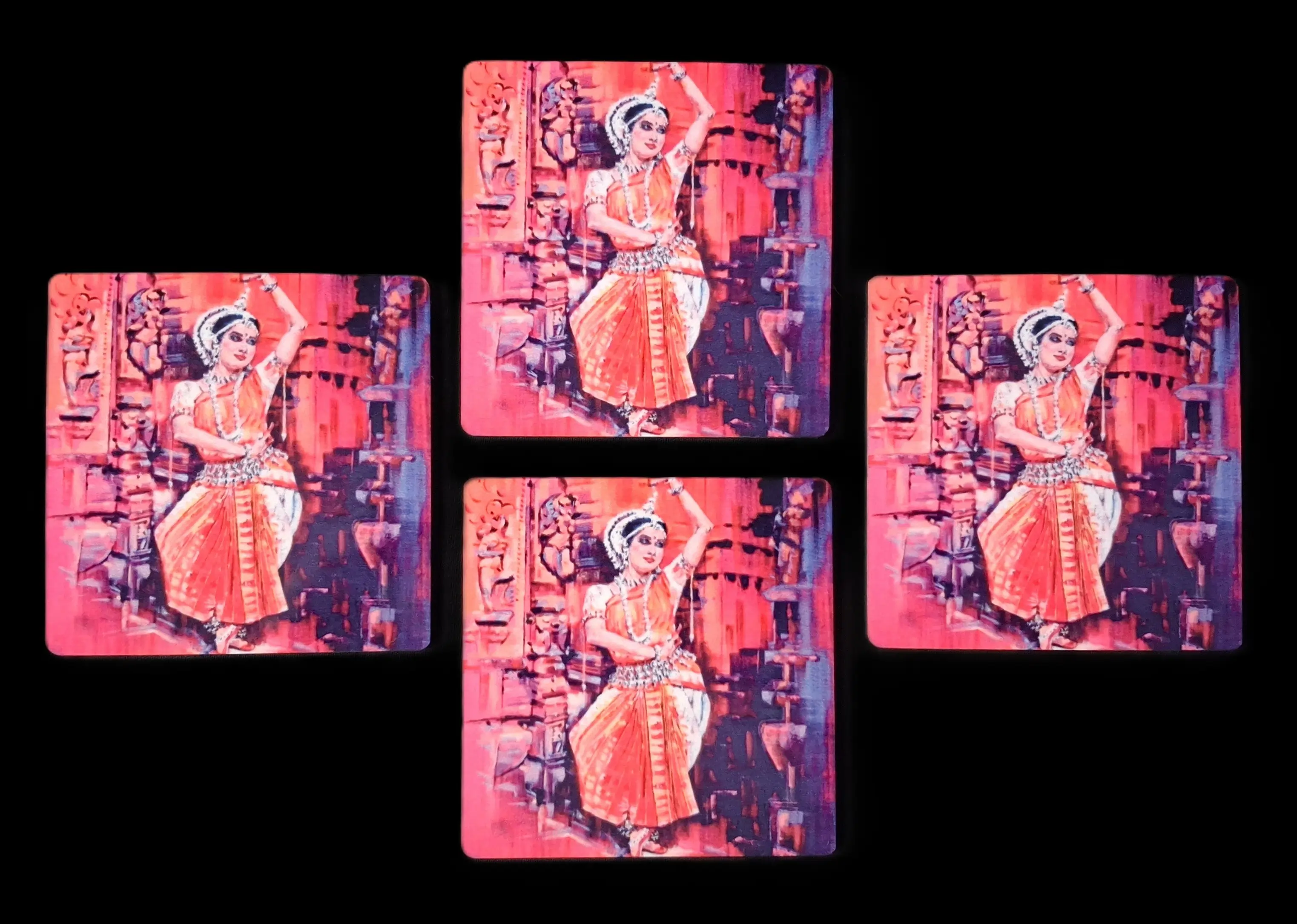 Vibrant Heritage(Premium Tea Coasters)