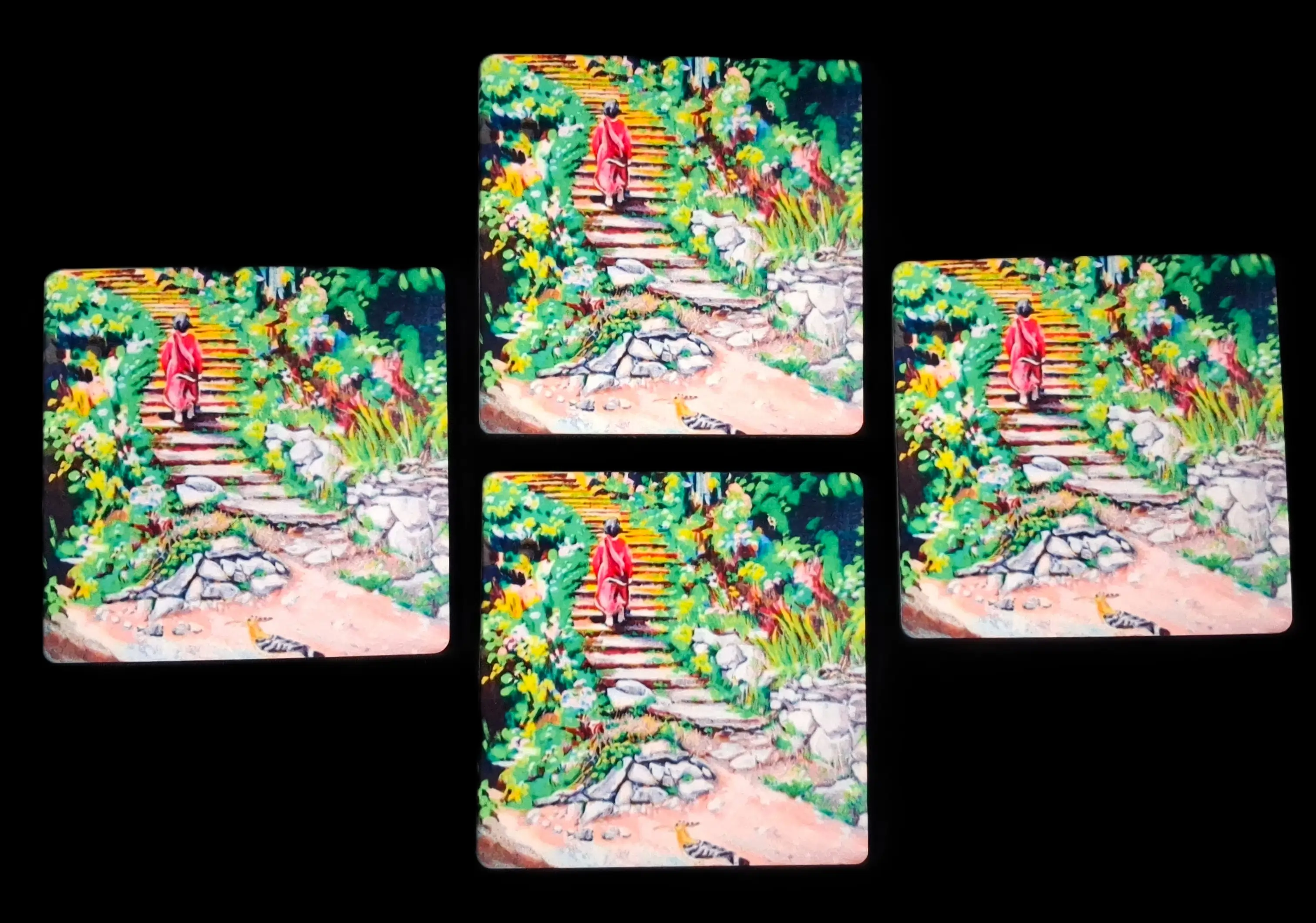 A Walk to Nowhere(Premium Tea Coasters)