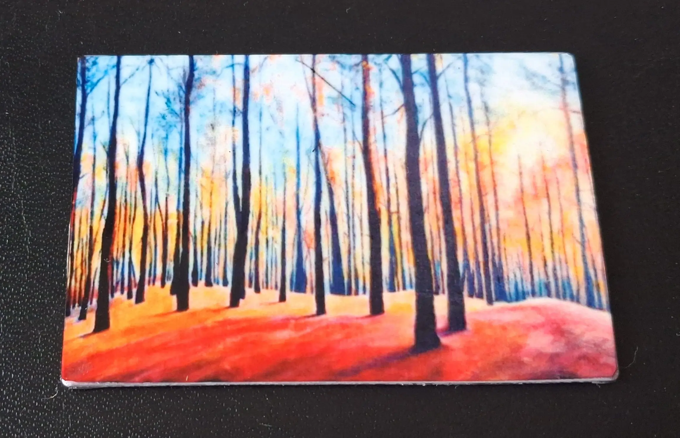 Trees and Red Fridge Magnets