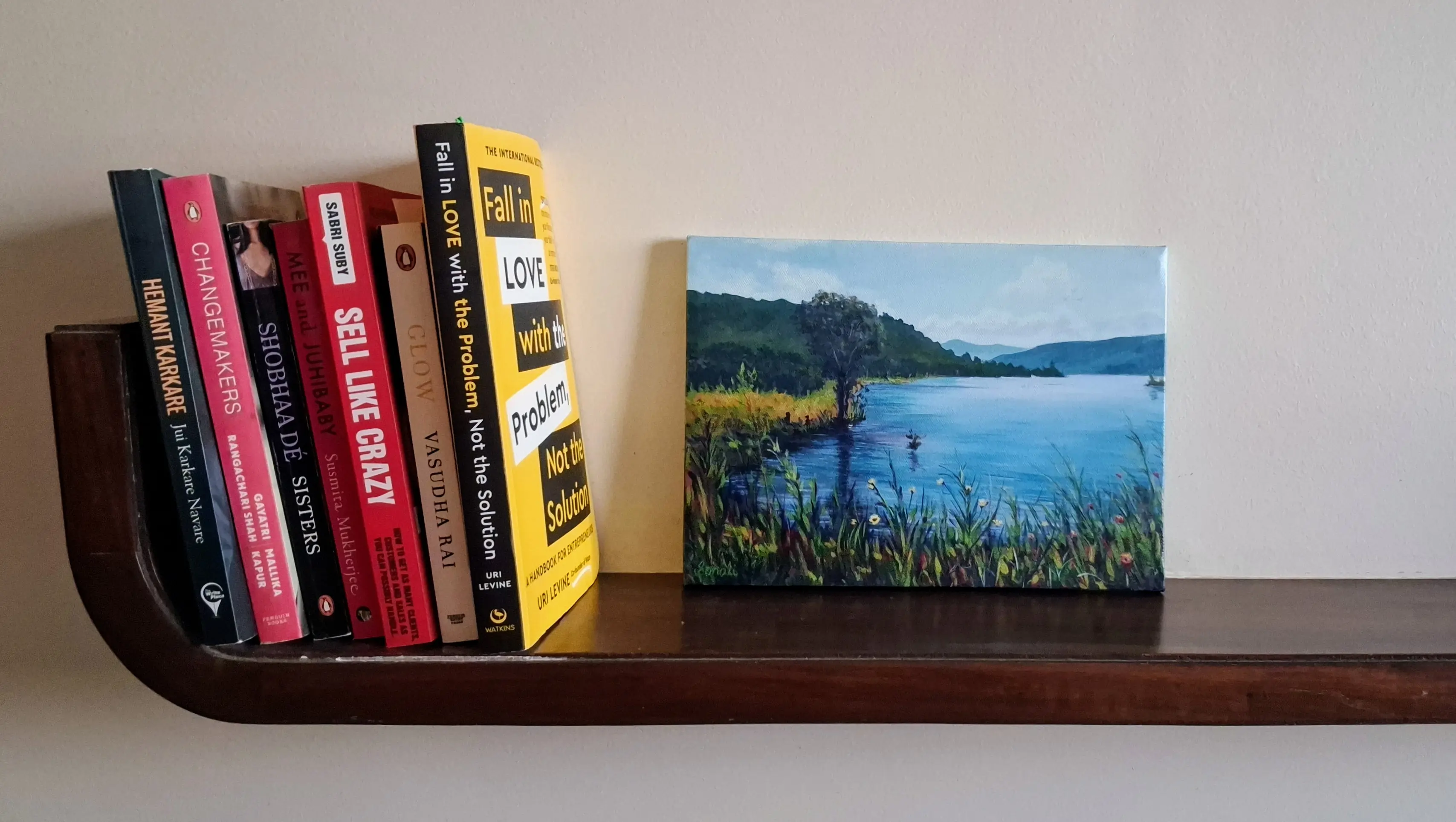 Pristine Backwaters - Multicolor/11"W x  8"H/Canvas Print